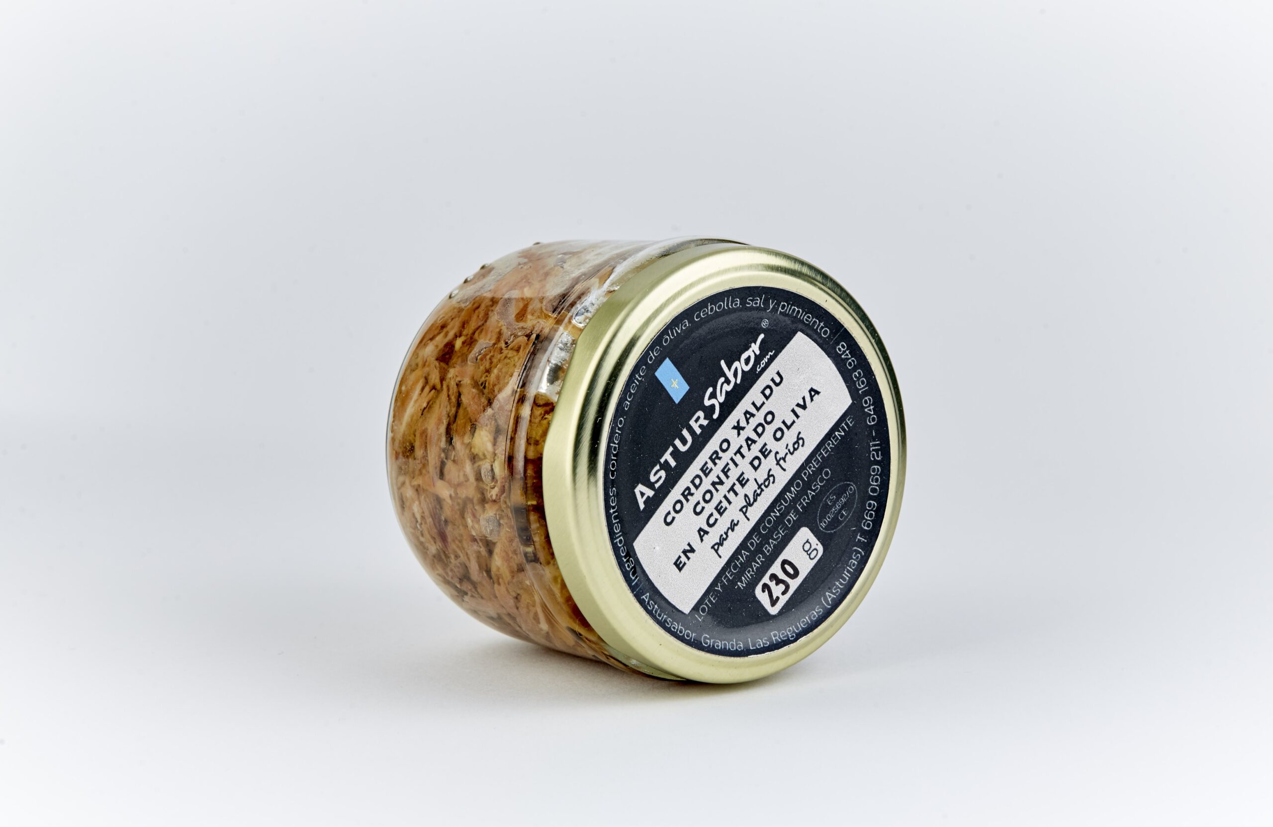 Cordero Xaldu en Aceite de Oliva 230g.